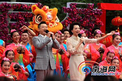 中国中央テレビ『東西南北賀新春』収録風景